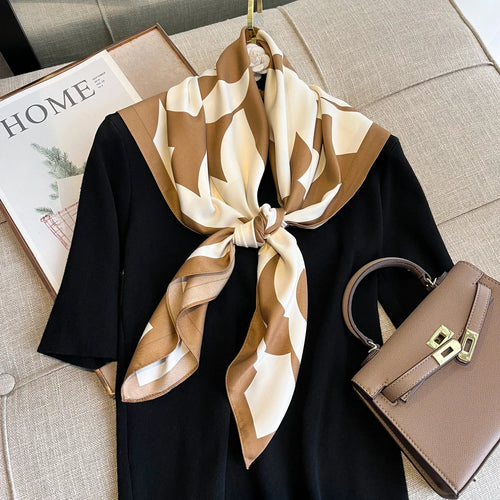 Satin Twill Square Scarf